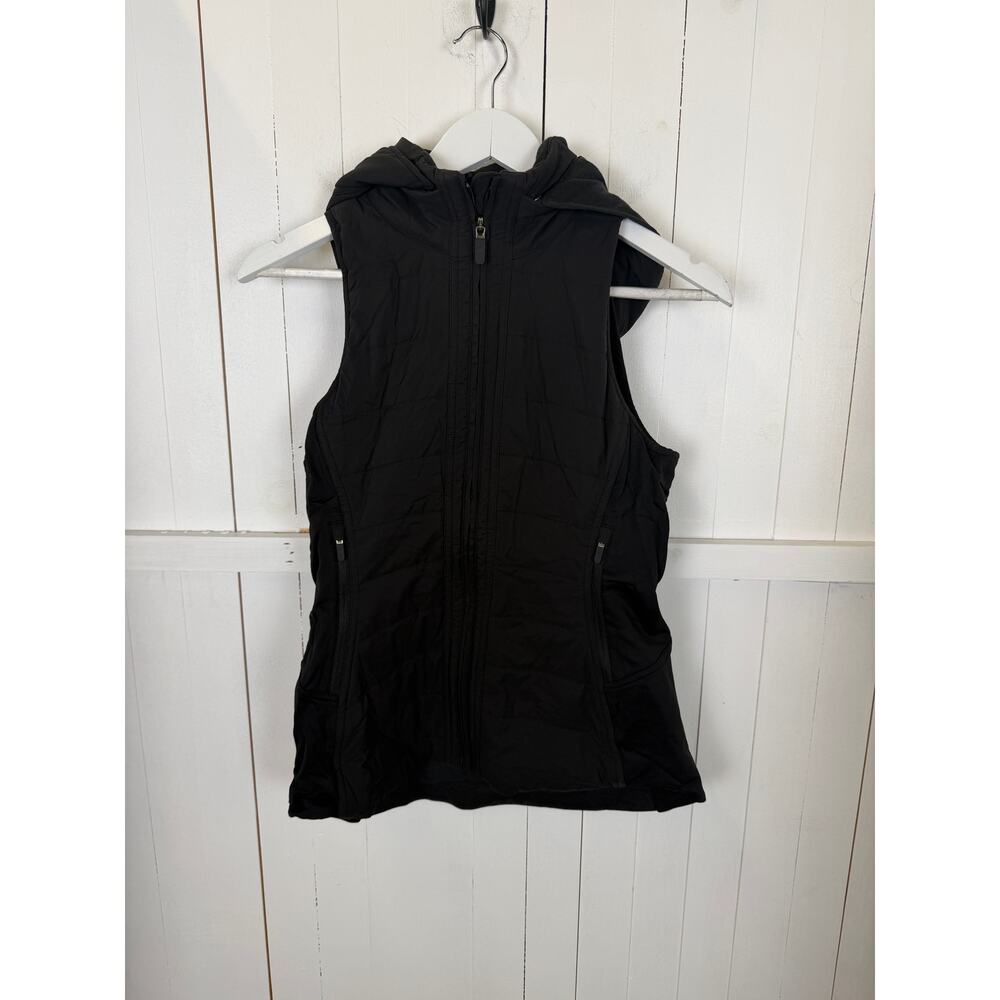 Lululemon Black Nylon Vest Size 6 Women's Excellent Condition